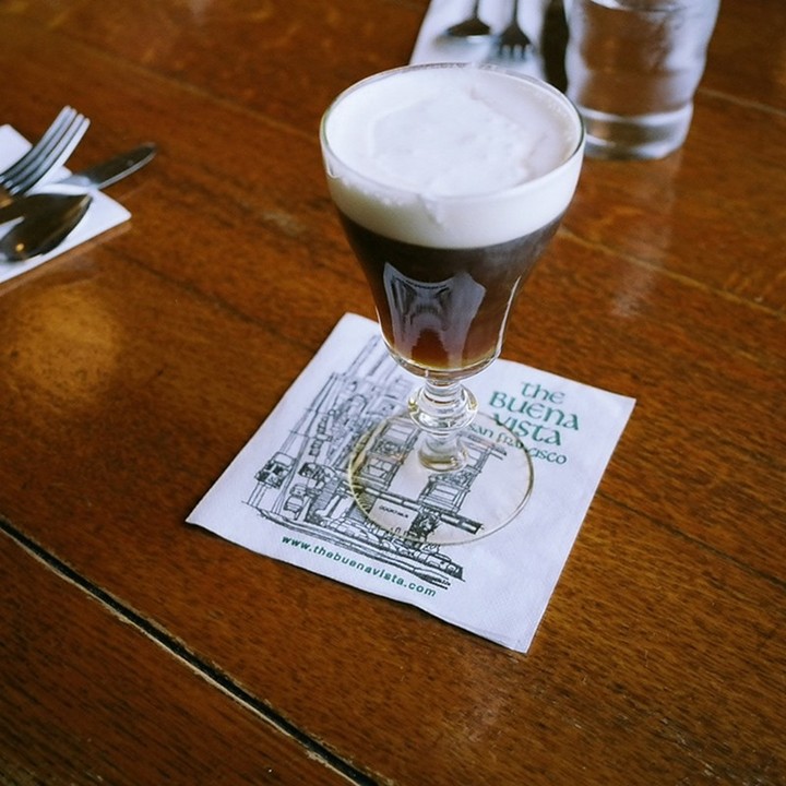 Irish Coffee at The Buena Vista Cafe Jasper San